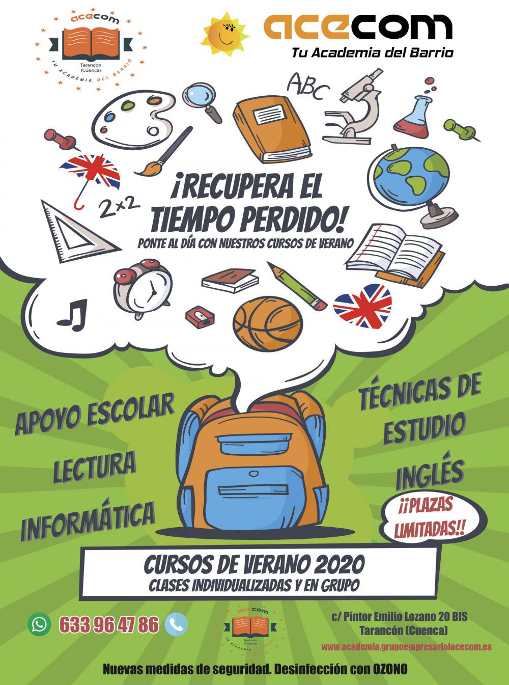 Cursos Verano 2020 - Academia Acecom