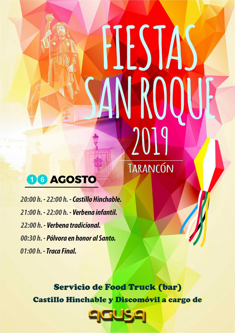 Cartel Fiesta San Roque (Tarancón)