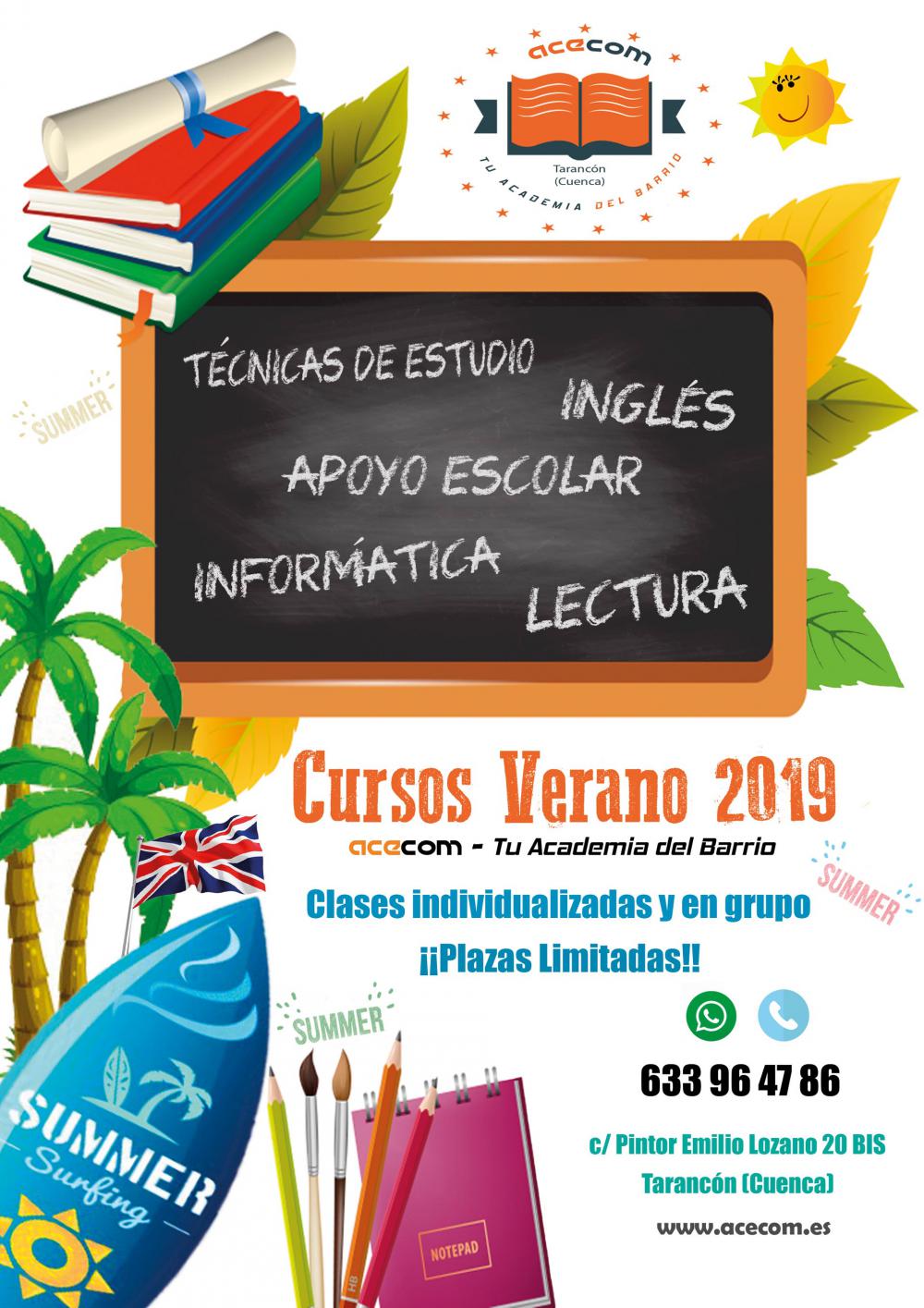 Promoción de Cursos de Verano Academia Acecom